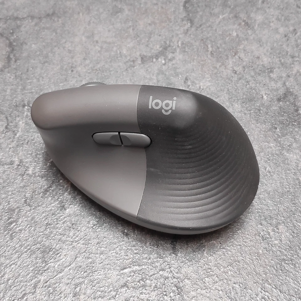 LOGITECH Lift Vertikale Ergonomische Maus Rechtshänder • Graphite Schwarz Grau - Bild 2 von 4
