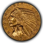 1911 G$5 Indian Head Gold Half Eagle - Luster - AU/UNC - SKU-G5394