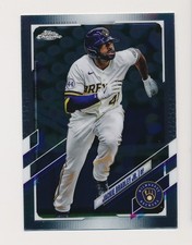 2021 Topps Chrome Update #USC10 Jackie Bradley Jr. - Milwaukee Brewers
