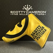 SCOTTY CAMERON HEADCOVER 2012 US OPEN HAPPY FACE PUTTER COVER GOLF SMILEY NEW