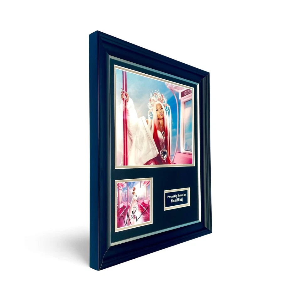 Nicki Minaj SIGNED Pink Friday 2 Artwork Display & COA Autographed Music - Image 2 of 4