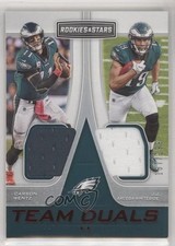 2019 Rookies & Stars Team Duals 137/199 Carson Wentz JJ Arcega-Whiteside 0l4h