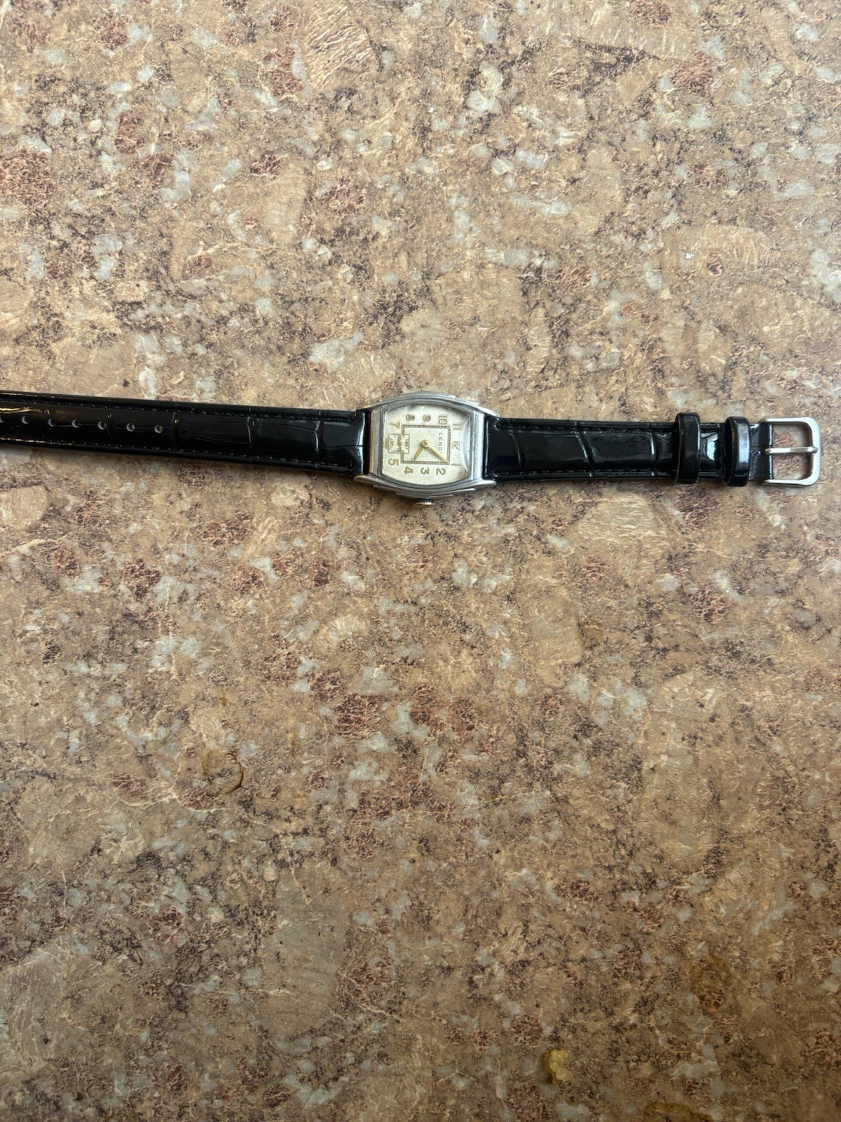 LENOX  Mechanical Wristwatch Rectangle Silver Cas… - image 2