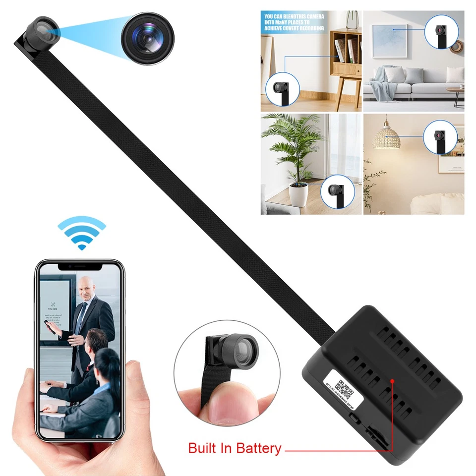 WIFI Wireless IP Mini Smallest DIY Buttons Camera HD 1080P Micro Video Recorder. - Image 2 of 4