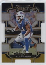 2023 Panini Select Concourse Black & Gold Prizm Die-Cut O'Cyrus Torrence 1qv5