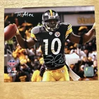 Santonio Holmes Signed 8x10 Photo. Made out to my son Alex. Authenticated
