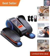 Under Desk Machine, Electric Elliptical Leg Exerciser for Senior, 13 Adjustab...