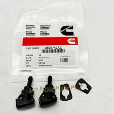 2x Windshield Washer Wiper Spray Fluid Nozzle For Chrysler Dodge Ram 4805742ac