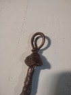 Vintage Cast Metal Animal Head Figural Can Opener, Wooden Handle Curved Jaw — photo 7