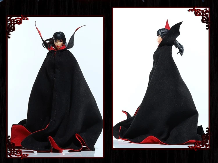 1/12 Custom Wired Cape Cloak Model For 6" Frazetta Girls Vampirella No Figure - Image 4 of 4