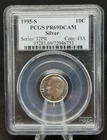 1995-S 10C Roosevelt Dime  PCGS PR69DCAM 90% Silver #A98
