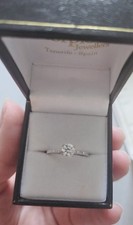 Scorpio Jewellers 18ct White Gold Round Diamond Engagement Ring N H SI1