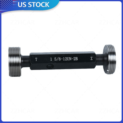 New Thread Plug Gage For 1 5/8 12 UN 2B T=GO Z=NOGO 1-5/8-12 UN 2B US