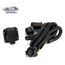 Truck Bed 7 Pin Trailer Wiring Extension Harness For Ram 15002500 2010-2022 Truck Bed 7 Pin Trailer Wiring Extension Harness For Ram 15002500 2010-2022