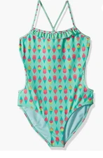VIGOSS Girls' Ice Cream Party Monokini Size 10/12 9174