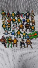 TMNT Teenage Mutant Ninja Turtles 90s Beater Lot Of 30 Figs Parts/Restoration