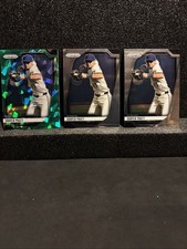 2025 Panini Prizm Baseball Cooper Pratt Green Cracked Ice and Base