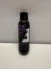 Earthly Body Edible Massage Oil Gushing Grape Flavored - 2 oz