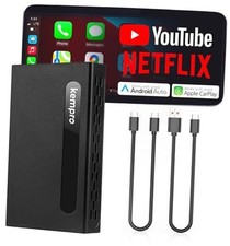 Smart Box   3-in-1 Wireless CarPlay  Android Auto Adapter with Streaming Apps