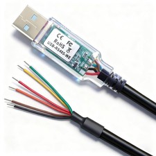 USB to RS485-WE Serial Cable UART Converter Wire End FT232 Chipset 6ft 1.8m