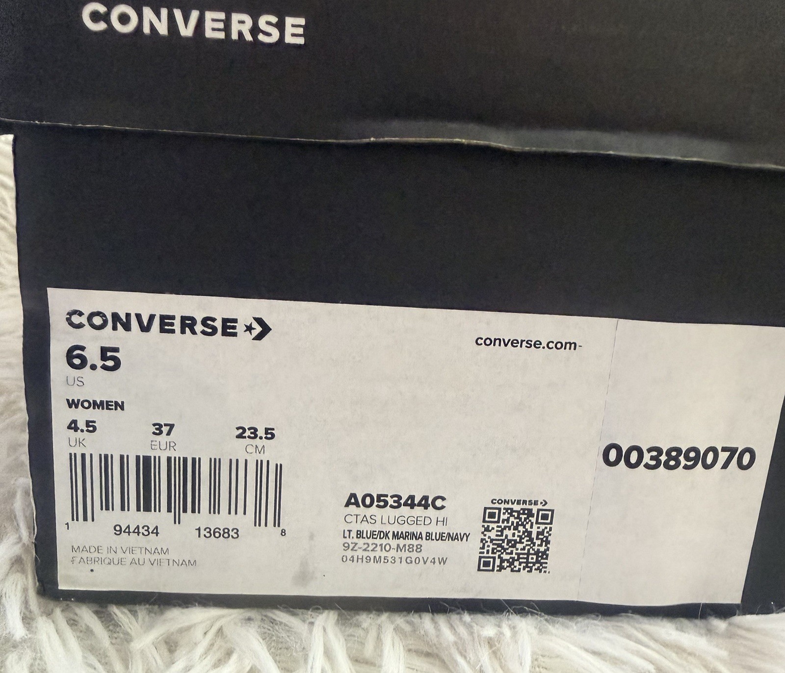 Converse Chuck Taylor All Star Hi Lugged Sneaker In Denim Patchwork - NIB - 6.5 thumbnail 14