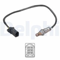 Lambdasonde Sensor Abgassteuerung Delphi ES21246-12B1 FüR VW Polo 5 6R1 6C1 TDI