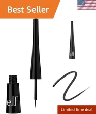 e.l.f. Liquid Eyeliner, High-pigment Liquid Eyeliner With Extra-Fine Brush Tip