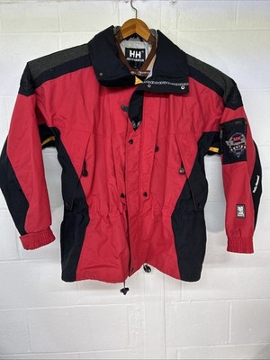Helly Hansen Ski Jacket  Coat Size L/Red And Black ￼
