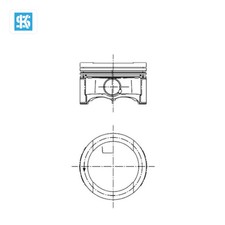 Piston Kolbenschmidt 99792600 pour OE 06A 107 065 N - 06A 107 103 BH