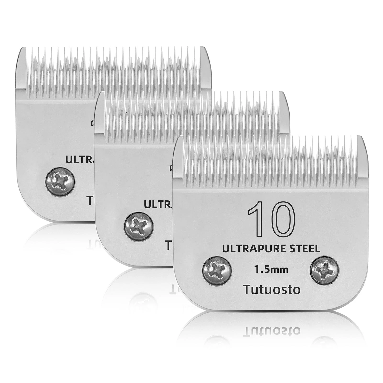 Clipper Blades for Pet Grooming - Compatible with Andis, Wahl, Oster (3 Pack)
Opens in a new window
