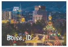 Boise, Idaho, City Skyline, ID, Capital City, 2 x 3 inch Fridge Magnet #ID800