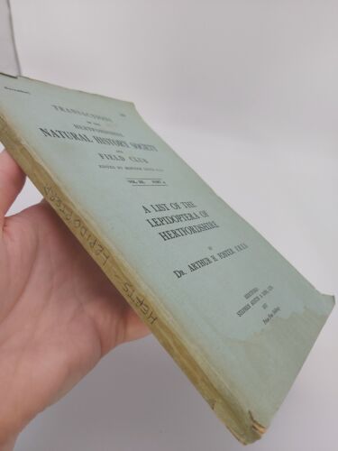 Schmetterlinge von Hertfordshire Liste von Arthur Foster Natural History Society 1937 - Bild 4 von 8
