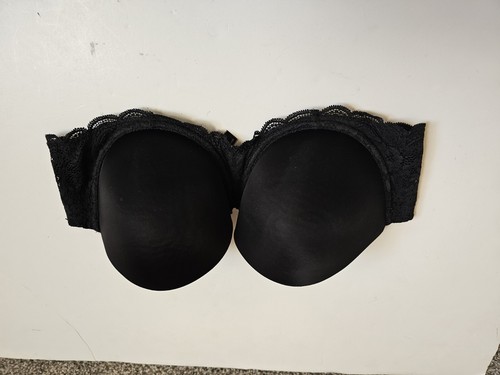Sujetador Victoria's Secret negro sin tirantes. Dream Angels 36D - Imagen 11 de 11