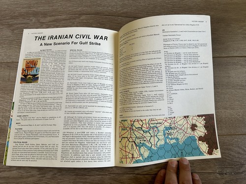 Vintage 1983 Avalon Hill Victory Insider Hells Highway Game Magazine - Picture 6 of 8