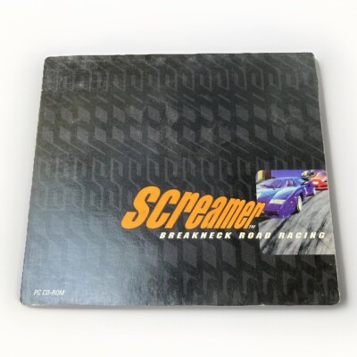 Screamer Breakneck Road Racing PC Cd-ROM 1995 Vintage Video Game GTA