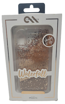 Case-Mate Waterfall Case for Apple iPhone XR, Rose Gold