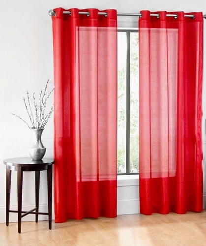 2PC GROMMET SOLID VOILE SHEER PANEL WINDOW CURTAIN TREATMENT DRAPE NEW DECOR - Picture 19 of 28