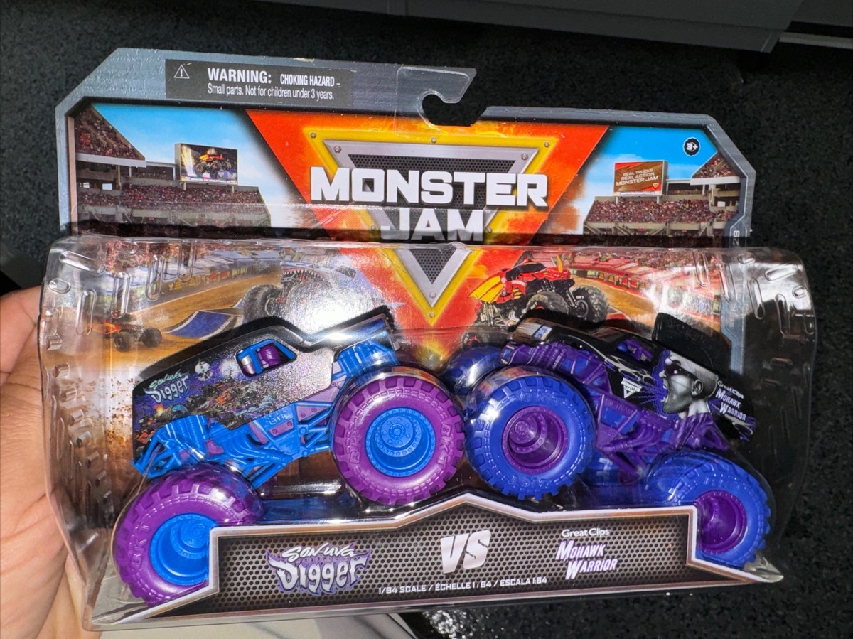 モンスタージャム SON-UVA DIGGER MOHAWK WARRIOR Amazon.com: Monster Jam, Official Son Uva Digger Vs. Mohawk