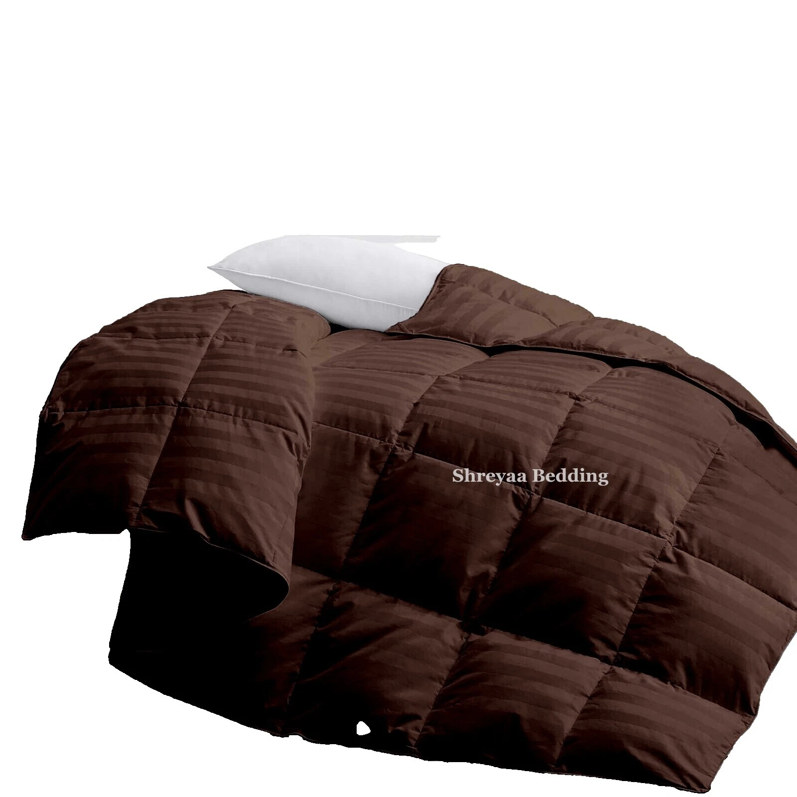 Коричневое постельное белье Scala