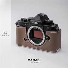 Half Case For Nikon ZF Leather Metal Insert Zf Camera Case MAMAGI Handmade New