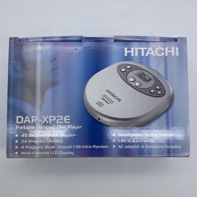 Hitachi DAP-XP2E Potable CD Player. New In The Box READ