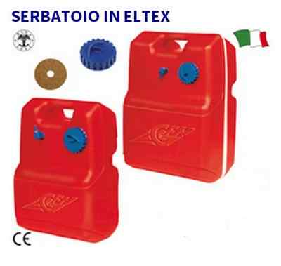 Tank Portable IN Eltex 25 Lt Mit Tankanzeige Boot Schlauchboot Motor