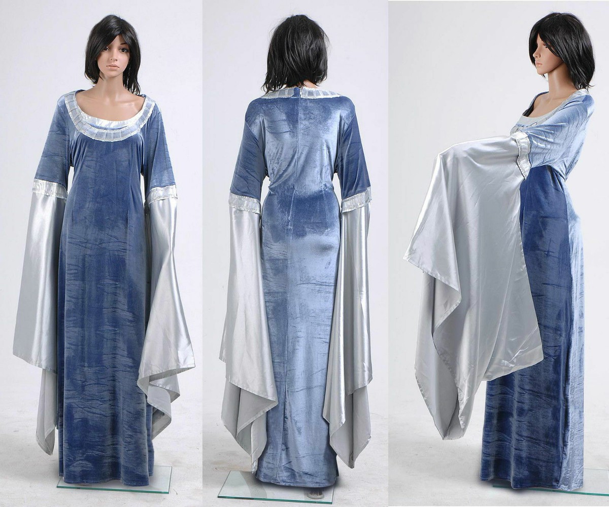 The Lord of the Rings Arwen Robe Dress Cosplay Party Halloween Custom Made  | eBay