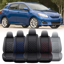For Toyota Matrix 2003-2014 Car Seat Covers PU Leather Full Front Rear 2/5-Seats