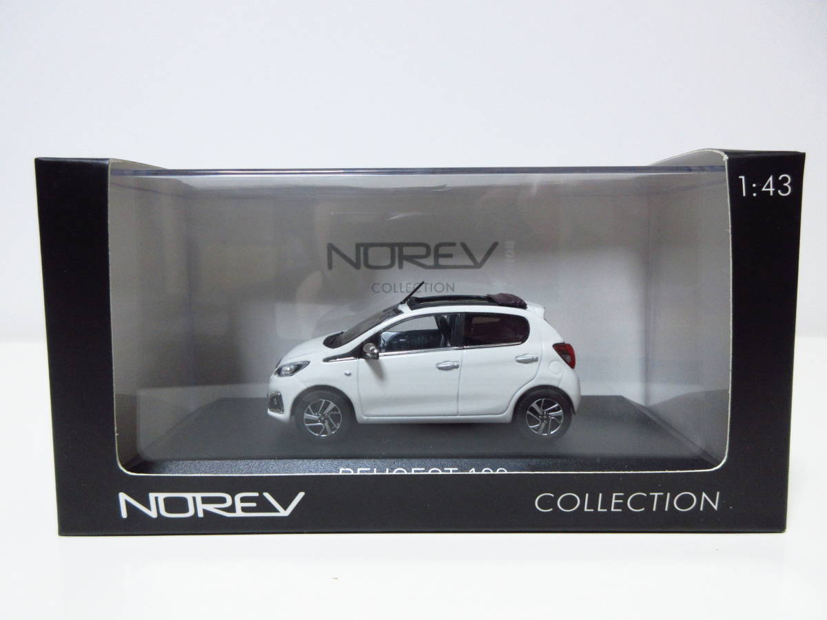 最終値下げ Peugeot Norev 1/43 108 Banquise White Car Mini 2014 Top ノレブ
