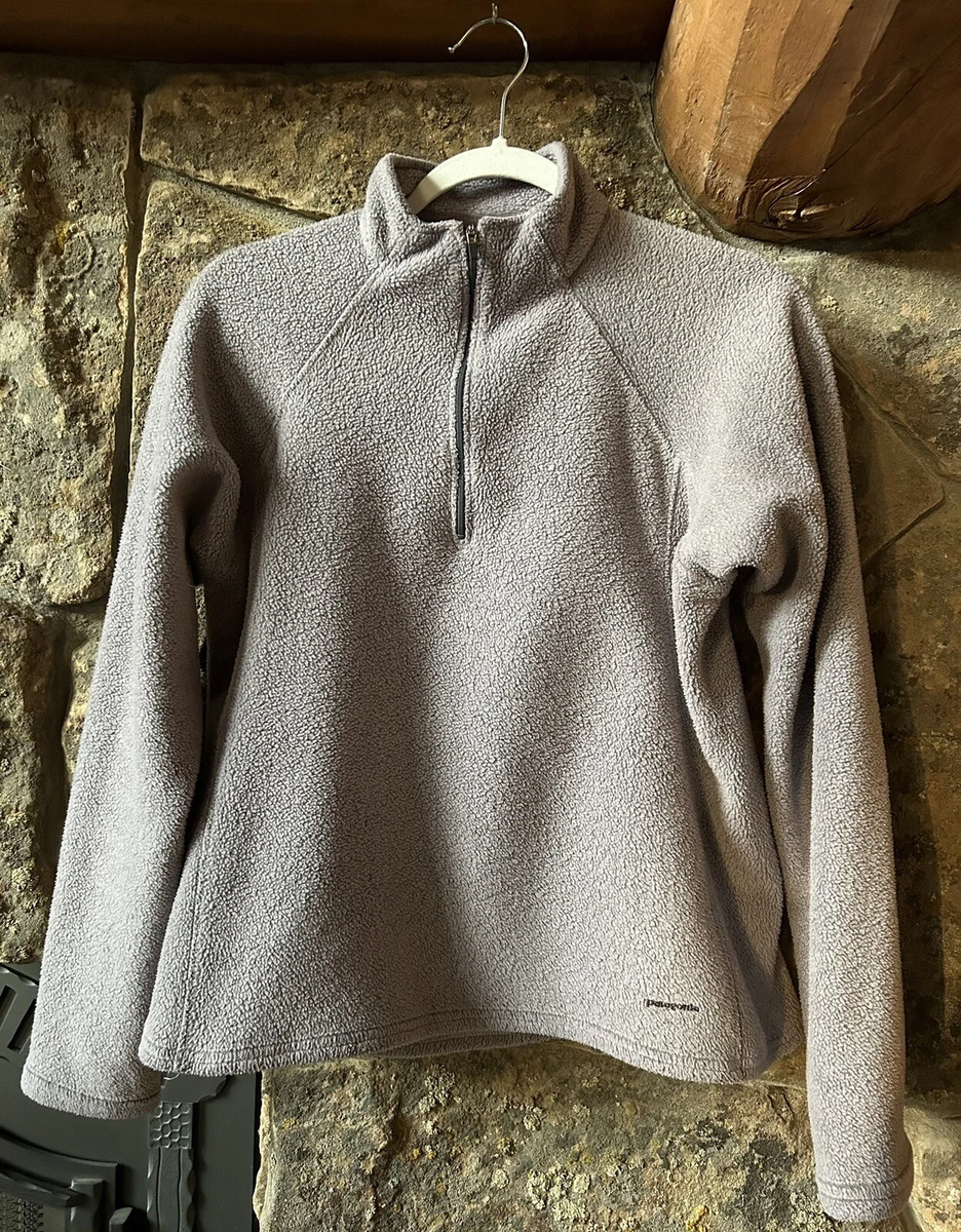 Patagonia Girls Size Large Capilene Fleece Gray 1/4 Zip Vintage | eBay