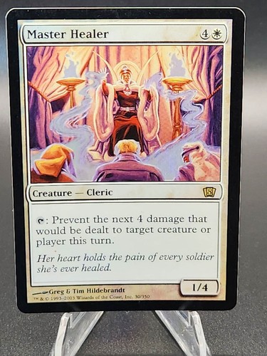 Master Healer FOIL 8th Edition PLD White Rare MAGIC GATHERING CARD LP