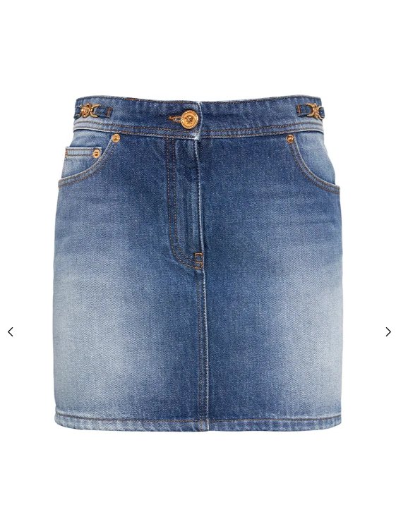 Versace Denim Skirts for Women for sale | eBay