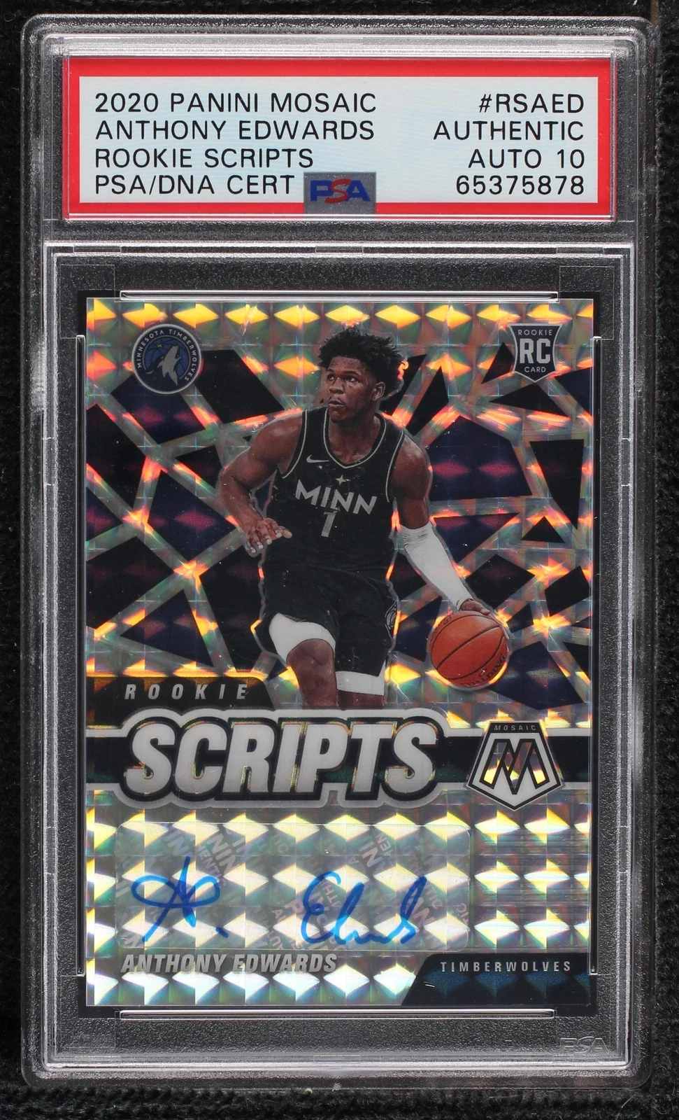 2020-21 Panini Certified - Anthony Edwards #RR-AED for sale | eBay