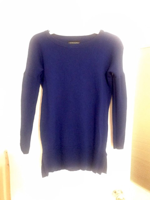 Cynthia Rowley Womens Size Small Blue 100% Merino Wool Pullover Sweater Cozy | eBay